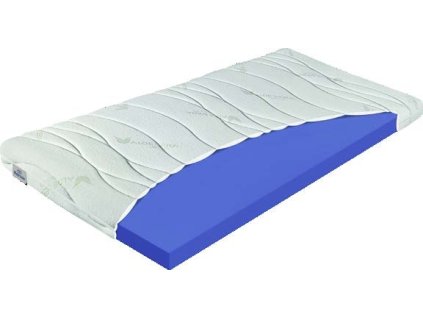 Vrchný matrac TOP LAVENDER – katalógový rez fialovým penovým jadrom pod prešívaným poťahom.