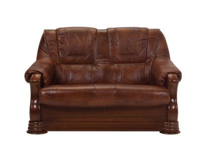 Luxusná kožená pohovka COSTA sofa 2, čelný pohľad, viktoriánsky dizajn