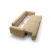 Rozkladacia pohovka VELORA SOFA otvorený úložný priestor pod časťou lôžka s viditeľným vnútrom, biele pozadie.