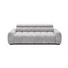 Svetlosivá rozkladacia sedačka IMPERIAL sofa, predný pohľad
