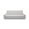 Pohovka NORDIC sofa vo svetlom čalúnení na bielom pozadí, pohľad spredu