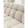 Svetlá sedačka BEACH sofa, detail prešívanej sedacej časti