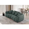 Sofa TREES SOFA – pohľad z uhla, zaoblené opierky a prešívané čalúnenie