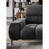 Tmavosivá pohovka COTTA Sofa 3, detail operadla a bočnej opierky