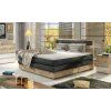 Boxspring posteľ 180x200 do spálne LISA, masívne drevo, v interiéri spálne, celkový pohľad