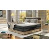 Boxspring posteľ LISA - masívne drevo - v interiéri spálne - celkový pohľad