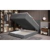 Boxspring posteľ s úložným priestorom - vyklopený rošt - produktová fotografia