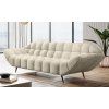 Luxusná trojsedačka LUPPA Sofa 3 v béžovej farbe, umiestnená v modernej obývačke s veľkými oknami a drevenou podlahou, celkový pohľad