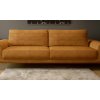 Hnedá rozkladacia pohovka DORZA Sofa, čelný pohľad na sedenie