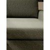 Detail prešívania a kombinácie sedacej a operadlovej časti sedačky LILLY SOFA, detail látky