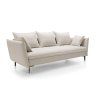 Rozkladacia pohovka LUPO sofa, rovné prevedenie s množstvom vankúšov a čistými líniami.