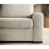 Detail pohovky LILLY SOFA, bočná časť a štruktúra poťahovej látky