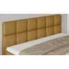 Boxspring posteľ - detail čela - prešívanie a dizajn čalúnenia