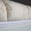 Matrac HERBAL SPINAL – detail prešívaného poťahu ORGANIC COTTON a bočného lemu.