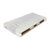 Matrac ADMIRÁL BIO HYDROLATEX T3 – rez bielym perforovaným jadrom a pružinovou konštrukciou.